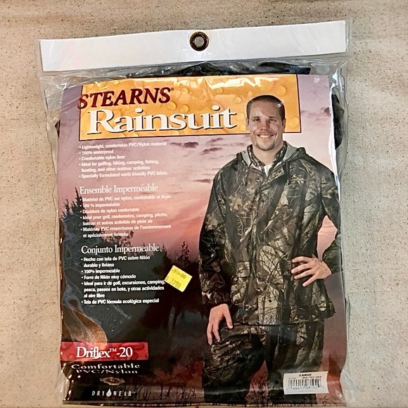 Stearns Camouflage Rainsuit - Picture 1 of 7